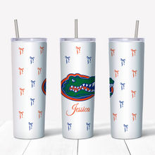 Load image into Gallery viewer, Mini Bow College Skinny Tumbler