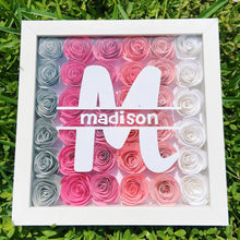 Load image into Gallery viewer, Split Monogram Shadow Box