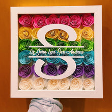 Load image into Gallery viewer, Split Monogram Shadow Box