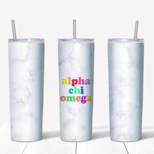 Load image into Gallery viewer, Sorority Skinny Tumbler