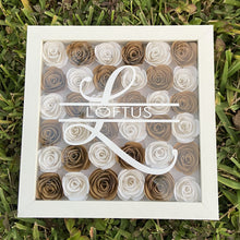 Load image into Gallery viewer, Split Monogram Shadow Box