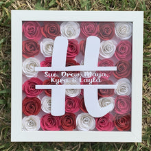 Load image into Gallery viewer, Split Monogram Shadow Box