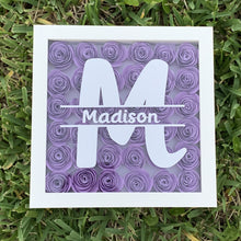 Load image into Gallery viewer, Split Monogram Shadow Box