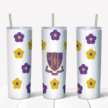 Load image into Gallery viewer, Floral Sorority Tumbler