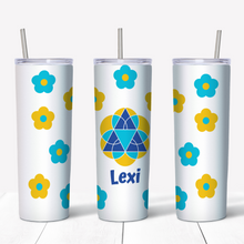Load image into Gallery viewer, Floral Sorority Tumbler