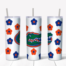 Load image into Gallery viewer, Floral Skinny Tumbler