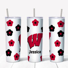 Load image into Gallery viewer, Floral Skinny Tumbler