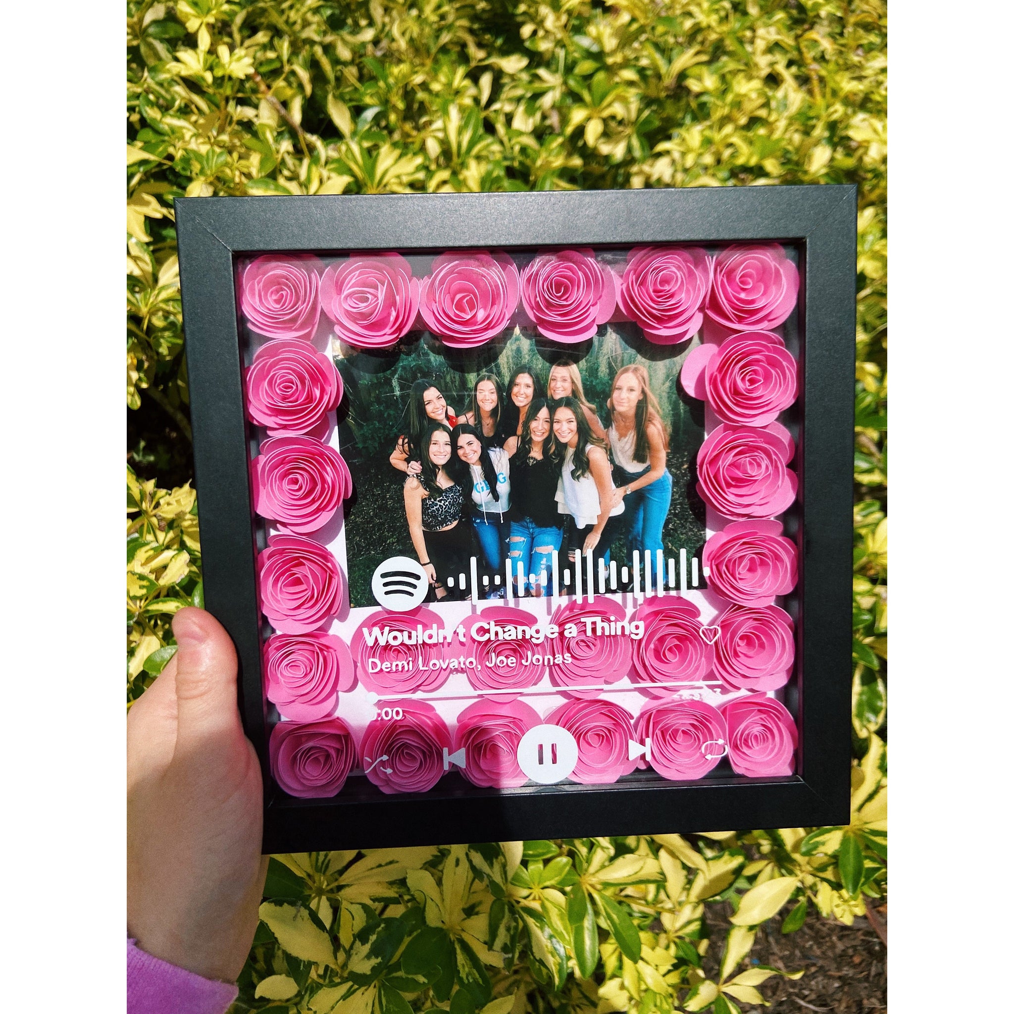 Custom outlet Spotify Shadow Box