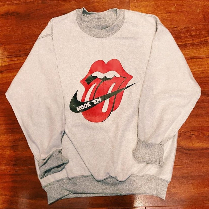 Lips Inside-Out Crewneck